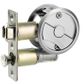 Lockwood 7400SPDP Round Privacy Cavity Sliding Door Lock SP