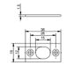 LOCKWOOD FLUSH BOLT 150MM TP SCP
