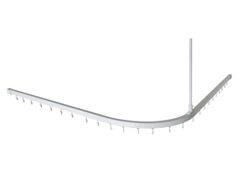 ASI JDM TRACK-WH SHOWER CURTAIN TRACK