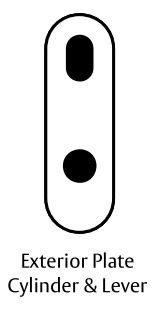 LOCKWOOD 2801/90 EXTERNAL PLATE FURNITURE