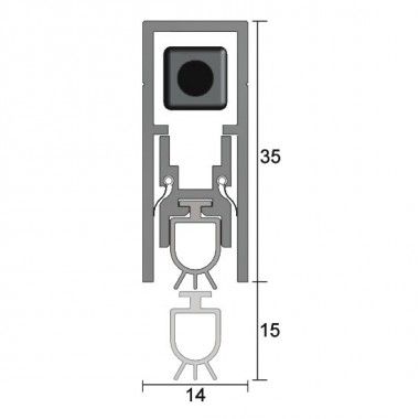 KILARGO IS8010SI DOOR BOTTOM SEAL