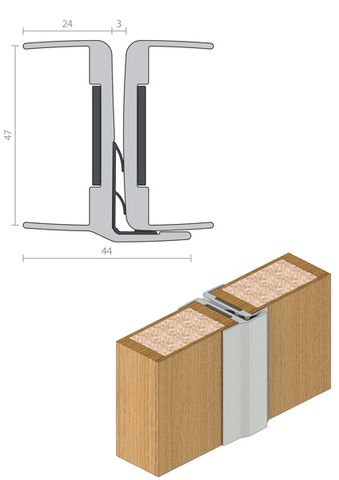 RAVEN RP121 INTUMESCENT ASTRAGAL SEAL