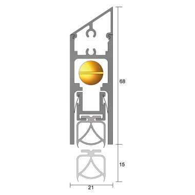 KILARGO IS8020SI DOOR BOTTOM SEAL