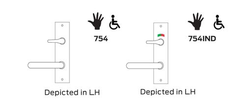 LEGGE L754/BLIND INTERNAL PLATE FURNITURE