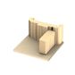 Kilargo IS0511-2400-T6 IS0511 Perimeter/Meeting Stile Seal 2400mm Black