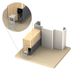 Kilargo IS8011SI-0920CA/GR IS8011SI Door Bottom Seal 920mm CA/GR