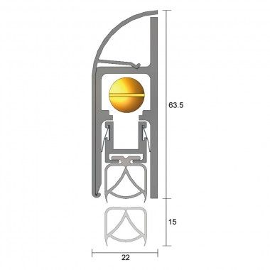 KILARGO IS8091SI DOOR BOTTOM SEAL