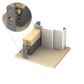 Kilargo IS8520SI-0920CA/GR IS8520SI Door Bottom Seal 920mm CA/GR