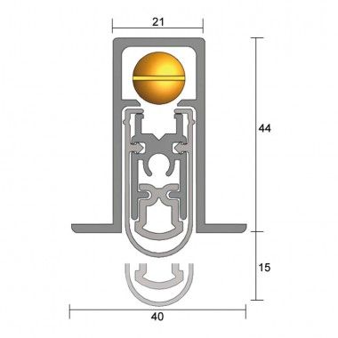 KILARGO IS8530SI DOOR BOTTOM SEAL