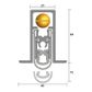 KILARGO IS8530SI DOOR BOTTOM SEAL 920MM CA/GR