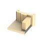 Kilargo IS4135-1000CA IS4135 Stair-Nose Threshold Plate 1000mm CA