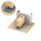 Kilargo IS3017SI-1000CA/GR IS3017SI Door Bottom Seal 1000mm CA/GR