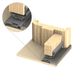 Kilargo IS3100SI-1000CA/GREY IS3100SI Door Bottom Seal 1000mm Ca/Grey