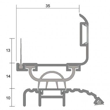 KILARGO IS3100SI DOOR BOTTOM SEAL