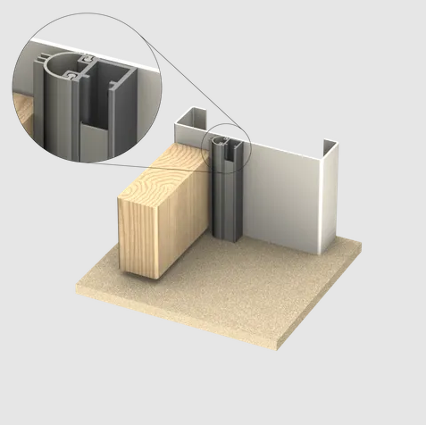 Kilargo IS7080SI-LSDS-CA/GR Is7080si Perimeter Seal Long Single Door Set CA/GR