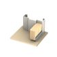 Kilargo IS5111SI-1000CA/GR IS5111SI Door Bottom Seal 1000mm CA/GR