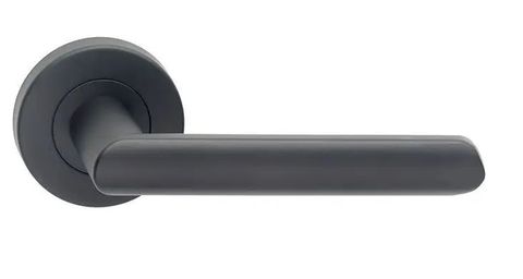 DORMAKABA VISION 8000 LEVER 16 ON ROUND ROSE PAIR BLK