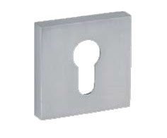 DORMAKABA 8404 VISION EURO CYLINDER ESCUTCHEON SQUARE