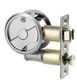 Lockwood 7410SPDP Round Passage Cavity Sliding Door Lock Dp SP
