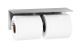Bobrick B-540 Double Toilet Roll Holder With Shelf SS
