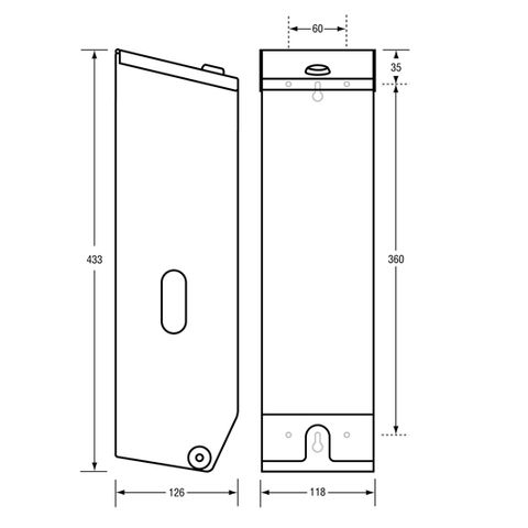 Metlam ML833 Triple Toilet Roll Dispenser