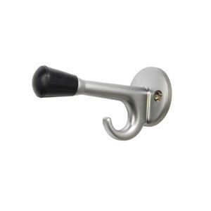 METLAM 102 COAT HOOK W/BUMPER SF SCP W/SCREW FIXING