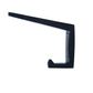 Metlam MODA_HOOK_DESIGNER Coat Hook With Bumper Black