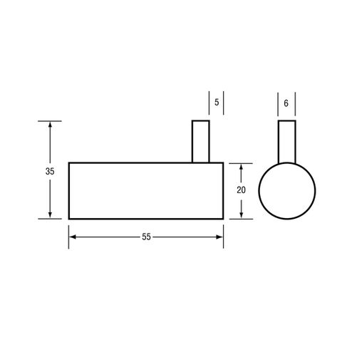 Metlam ML4161_ Hat And Coat Hook With Pin