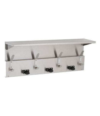 BOBRICK B239 SHELF + MOP HOLDER - 865MM