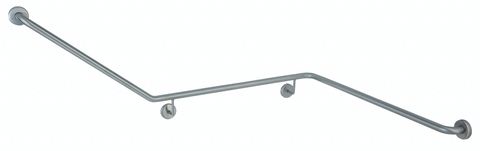 BOBRICK 1000X900X600X32 SS GRAB RAIL RH 40º