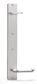 Ams AMS-DLLH-33TAL-LH Dual Lock Lever Handle Alum W/Turn Snib LH