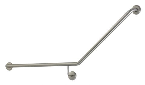 BOBRICK 850X700X32MM SS GRAB RAIL LH 40º