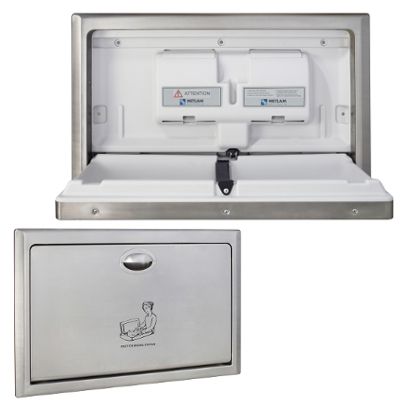 METLAM RECESSED BABY CHANGE STATION SSS