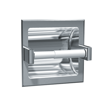 ASI JDM 7402 SINGLE TOILET ROLL HOLDER RECESSED