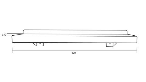 Metlam ML951 Utility Shelf - Anti-Microbial