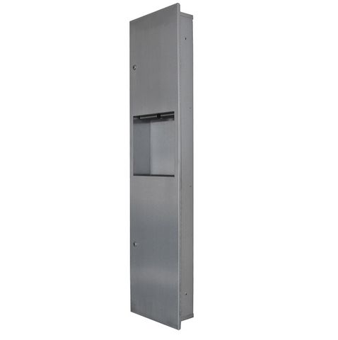 METLAM ML706 RECESSED PAPER TOWEL + WASTE UNIT SSS