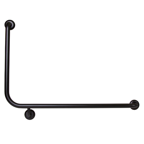 METLAM ACCESSIBLE WC 90 DEG GRAB RAIL RH MATTE BLACK