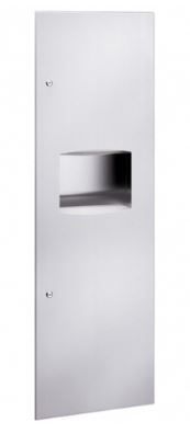 BRADLEY 2037 TOWEL + WASTE RECEPTACLE SEMI-RECESSED