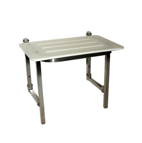 ASI JDM ACRYLIC FOLDING SHOWER SEAT 600X400MM