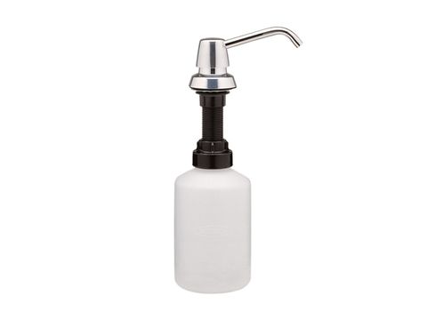 BOBRICK B8221 BASIN MOUNT TOP FILL LIQUID SOAP DISP 600ML