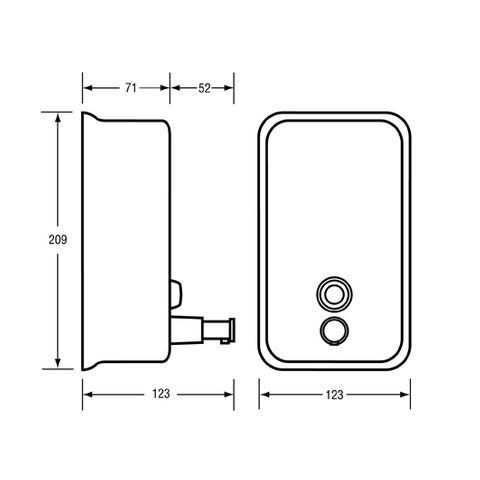 Metlam 605 Soap Dispenser