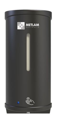 METLAM AUTOMATIC SANITISER DISPENSER 800ML DESIGNER BLACK