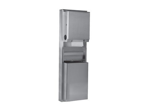 BOBRICK B39619 SURFACE MOUNT ROLL TOWEL DISPENSER + WASTE