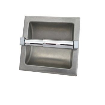 METLAM RECESSED SINGLE TOILET ROLL HOLDER SSS