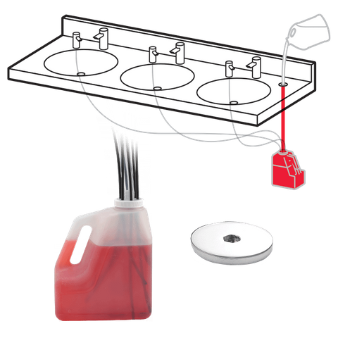 ASI JD MACDONALD 0390 EZ Fill TOP FILL MULTI FEED KIT 5L