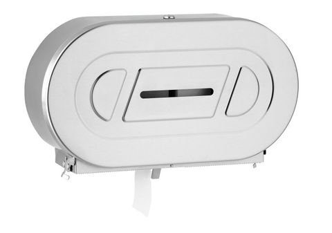 Bobrick Classicseries&reg; B2892 Twin Jumbo Toilet Roll Dispense