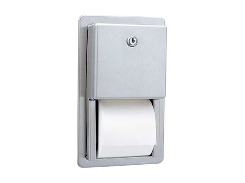 BOBRICK B3888 RECESSED MULTI-ROLL TOILET PAPER DISPENSER