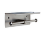 Metlam ML269_TRH_SS Double Toilet Roll Holder W/Shelf SSS
