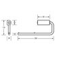 METLAM DOUBLE TOILET ROLL HOLDER SSS