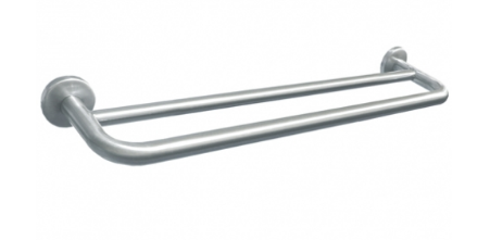 BRADLEY 32MM GRAB BAR WITH TOWEL RAIL 600MM